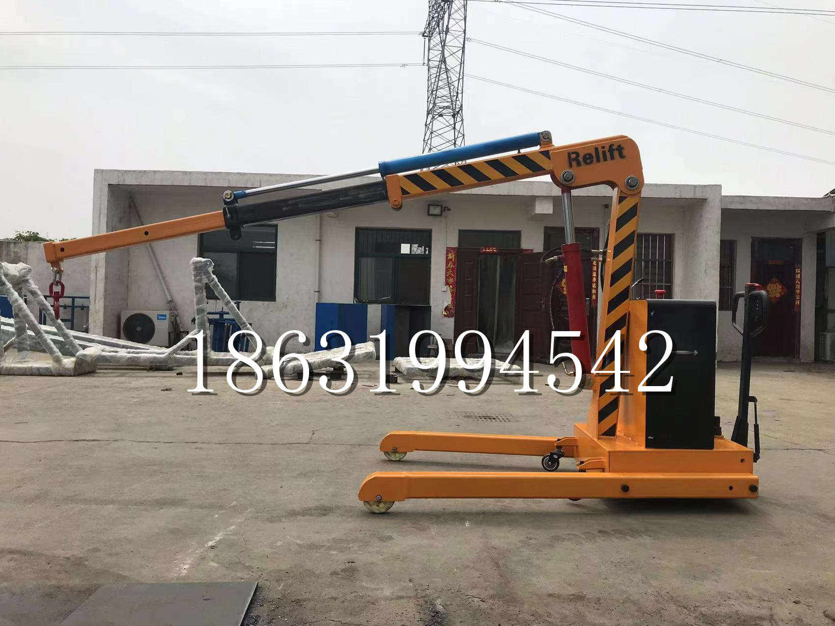 屏东县久征定做3吨三轮随车吊 农用园林绿化移树吊 平板工程用小吊机